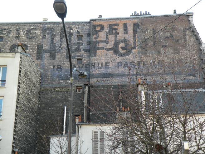  ancienne publicité, bd Pasteur, 15e